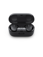 Bose QuietComfort Earbuds Triple Black dentro do estojo aberto