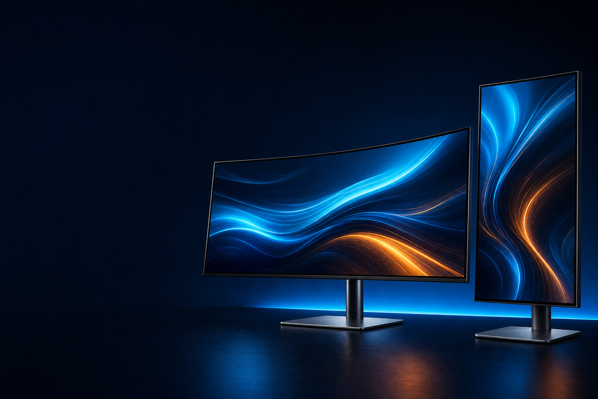 Monitores para produtividade e entretenimento