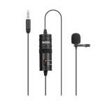 Microfone de lapela BOYA BY-M1 com módulo e conector